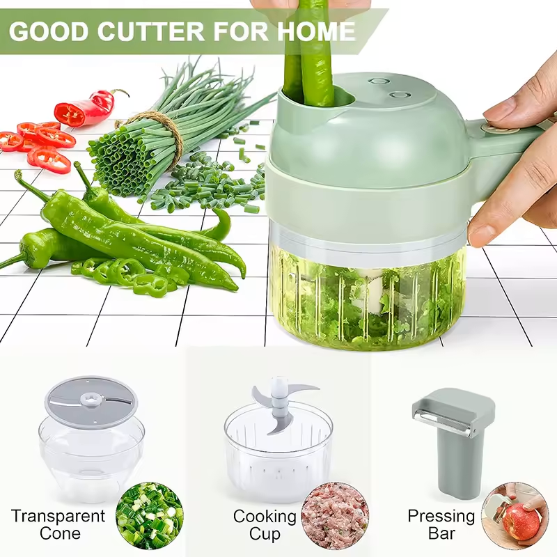 Desired Shop™ QuickChop 4-in-1 Cordless Food Processor